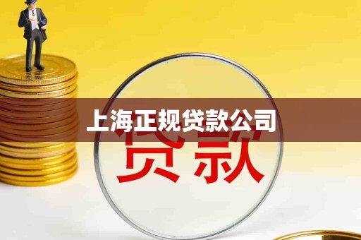上海正规贷款公司