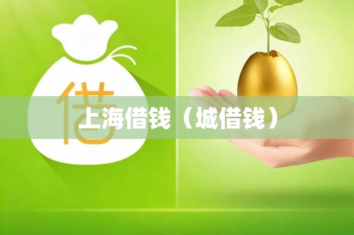 上海借钱（城借钱）